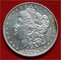1887 Morgan Silver Dollar - - Proof Like