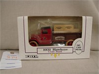 1931 Hawkeye Crate Budweiser Die Cast Metal Bank