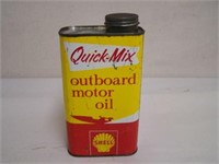 SHELL QUICK-MIX OUTBOARD MOTOR OIL IMP. QT CAN -