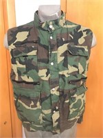 Insulated Camouflage Vest WOODFIELD Size XL