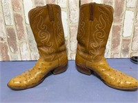 BROWN LUCHESE MENS BOOTS - SIZE 10.5