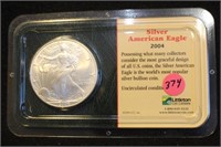 2004 1oz .999 Pure Silver Coin