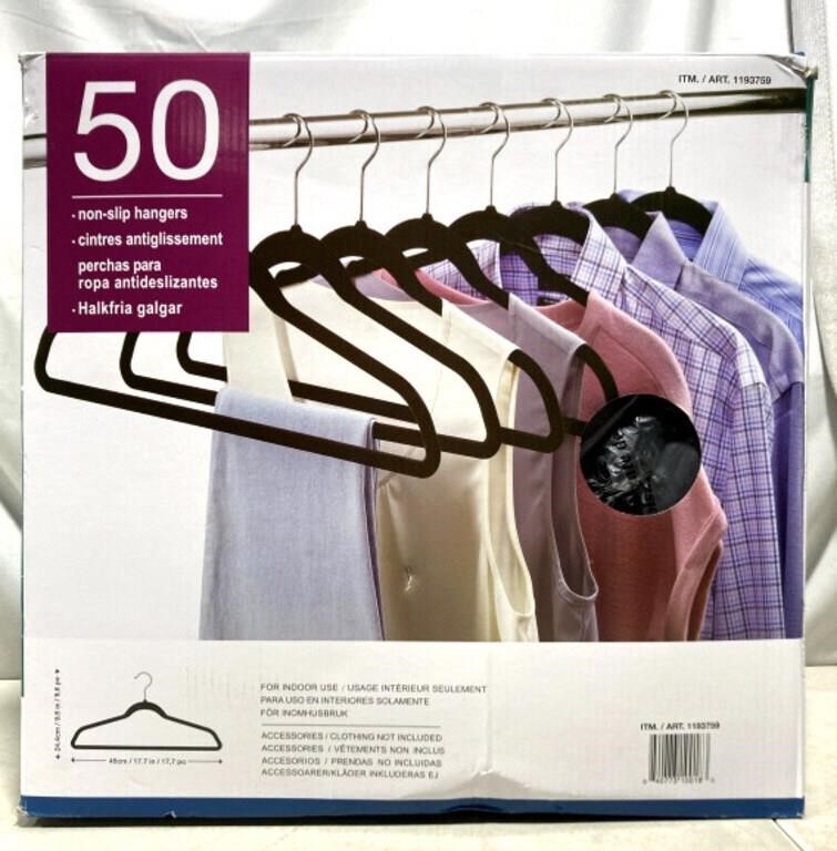 Non-slip Hangers 50 Pack