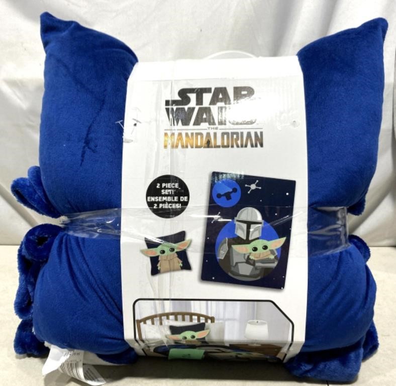 Star Wars The Mandalorian Character Pillow &
