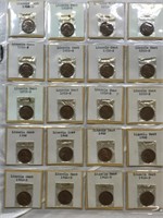 Lincoln Cents-12-1952S, 4-1953, 4 1953D