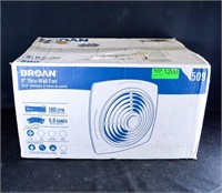 BROAN 8" THRU WALL FAN new in box