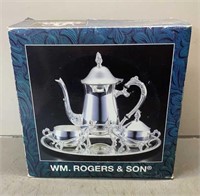 Rogers silverplated Coffee Set