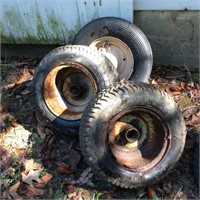 Lot of Tractor Wheels
