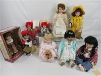 8 ASSORTED COLLECTOR DOLLS: