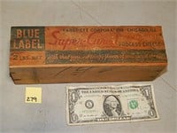 Antique American Cheese Wood Box