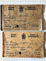 WARTIME RATION BOOKS