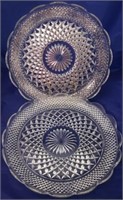 Pair of Glass Serving trays