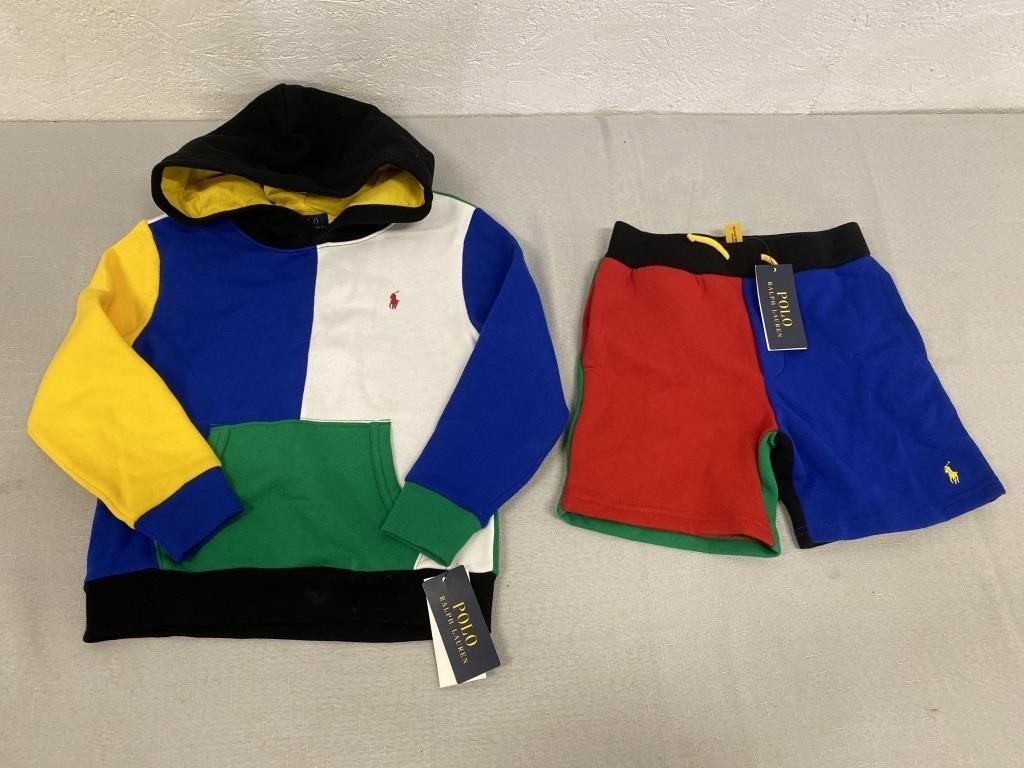 Ralph Lauren Hoodie & Shorts Boys Size 6