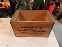 Gamble-Skogmo Inc Moorhead Minn Wood Crate