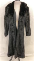 Authentic black mink women’s coat 8-10 approx sz