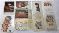 Lot of 9 Post Cards