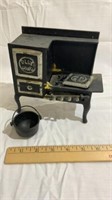 Blue Bird Cast Iron Stove with Pot