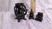 Cast Iron  Salt/pepper and coffee mill