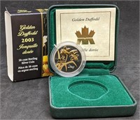 2006 Canada Sterling Silver Golden Daffodil Coin