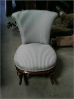 Blue striped rocker