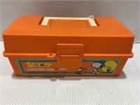 ZEBCO SNOOPY CHILDS TACKLE BOX
