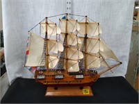 Wood model sail boat ship