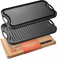 Legend Cast Iron Griddle with Easy Grip 20"