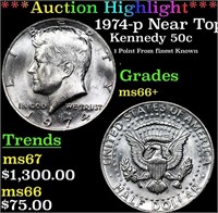 ***Auction Highlight*** 1974-p Kennedy Half Dollar