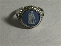 STERLING SILVER WEDGEWOOD RING SZ 6.25