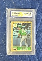 1987 TOPPS MARK MCGWIRE WCG 10 GEM MINT