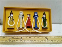 Dinky Toys Set Of Gas Pumps