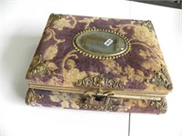 Victorian Musical Velvet Photo Album Antique