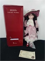 Vintage Brands collectible porcelain musical doll