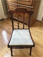 Antique Wooden Dining Room Chair