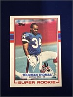 TOPPS THURMAN THOMAS SUPER ROOKIE 45