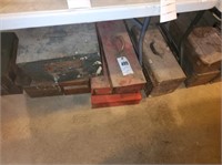 LOT METAL TOOL BOXES & OTHER BOXES