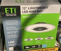 ETI 12” Lightweight LED High Bay Light Fixture