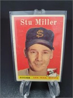 1958 Topps , Stu Miller baseball card