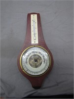 Antique Wall Thermometer/Barometer