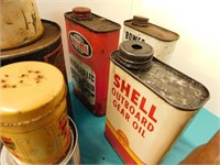 VINTAGE TINS - OMC, PERCIVEL DUFFINS, SCHELL,