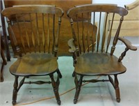 (6) High Back Chairs, 2 are Grandfather Chairs