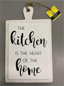 The Kitchen Is The Heart Of The Home Plaque