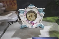 ANSONIA VICTORIAN PORCELAIN WIND UPCLOCK