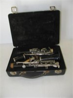 Vintage Bundy clarinet with case.