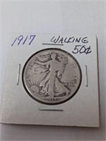 1917 Walking Libery Half Dollar