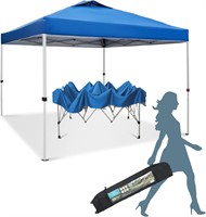 MFSTUDIO 10x10 Pop Up Canopy Tent  Blue