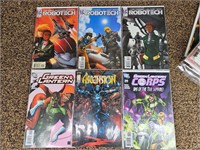 Lot of 6 Comic Books Robotech Green Lantern