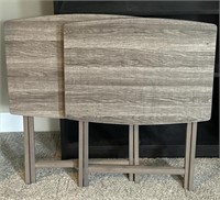 Two tv stands