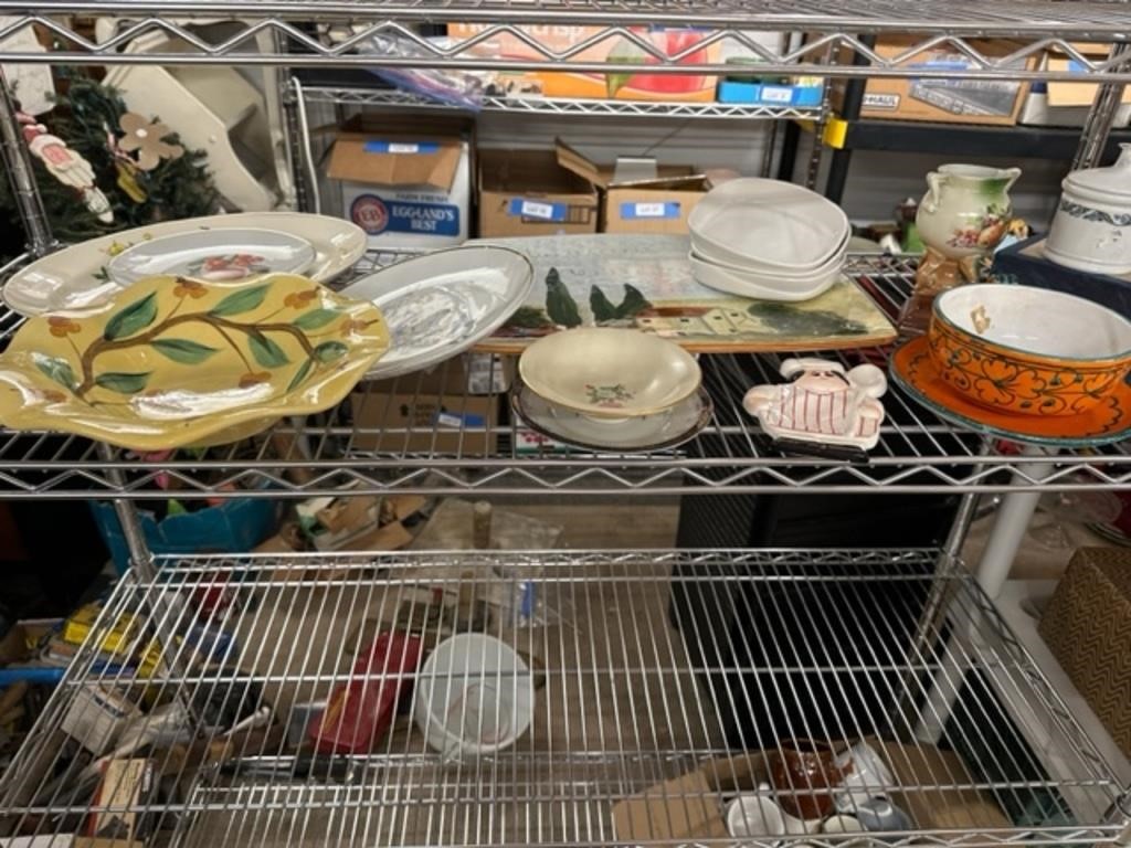 Pottery Bowl Plates and More