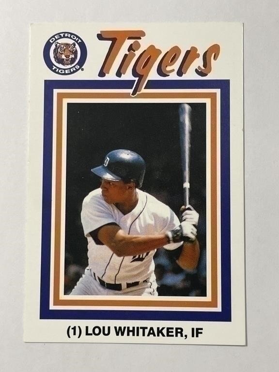 1988 Topps Kroger Pepsi #1 Lou Whitaker